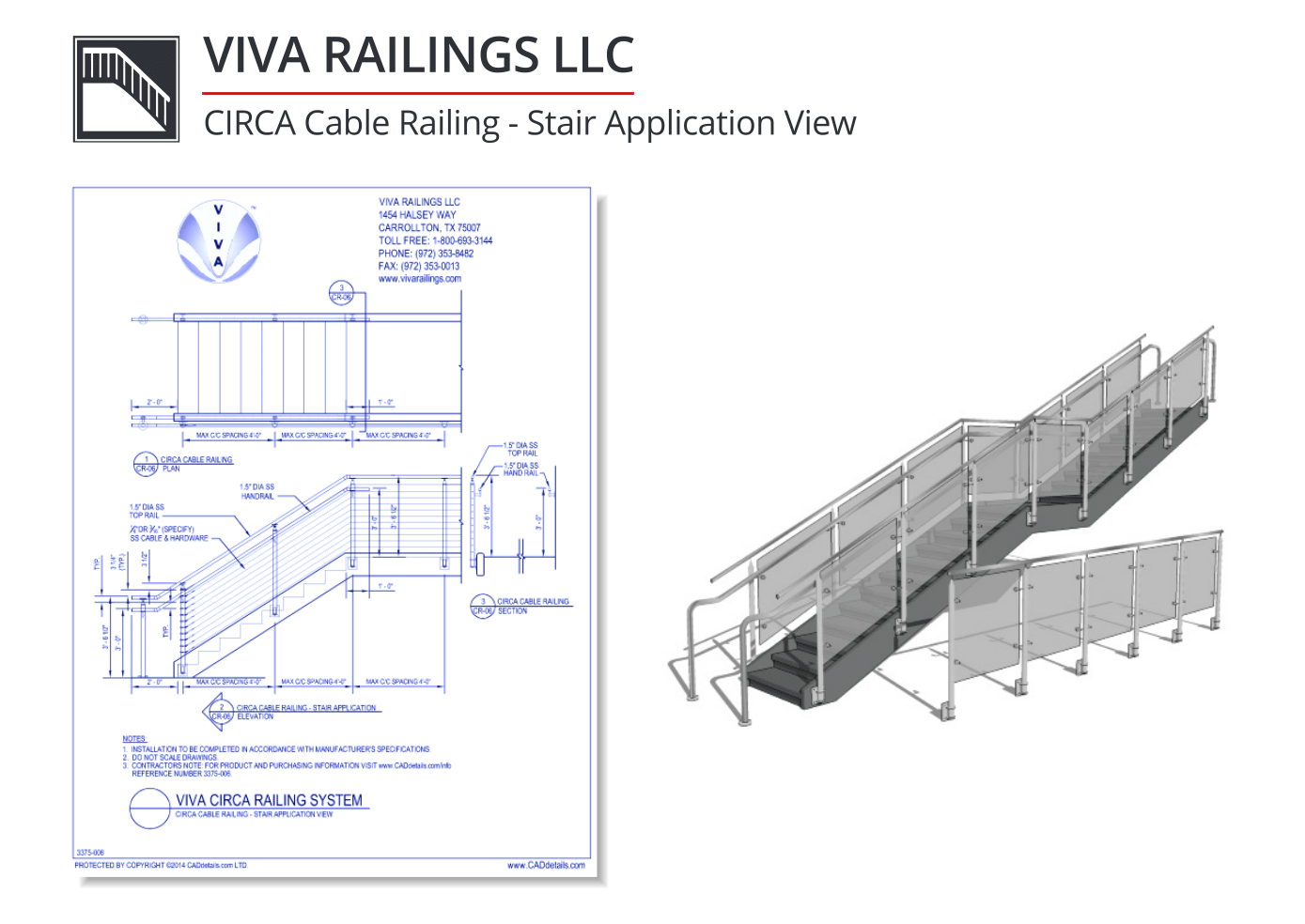 15+ CAD Drawings of Railings for your Residential or Commercial ...