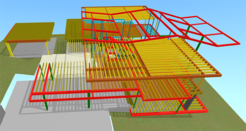 The architect used Kubity to import a Sketchup model for viewing on mobile devices. Image: Mark English Architects