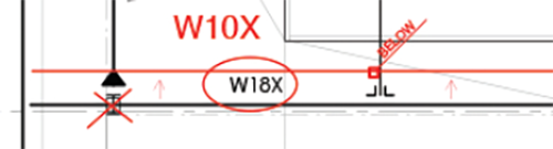 Could this roof beam be reduced from a W18X steel beam to a smaller size? Image: Mark English Architects