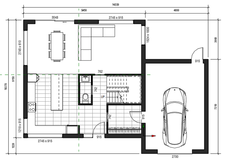 Autocad House Plan Free Dwg Drawing