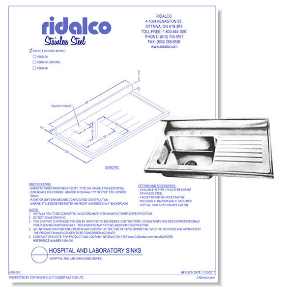 RIDALCO, Stainless Steel Backsplash - RIDALCO