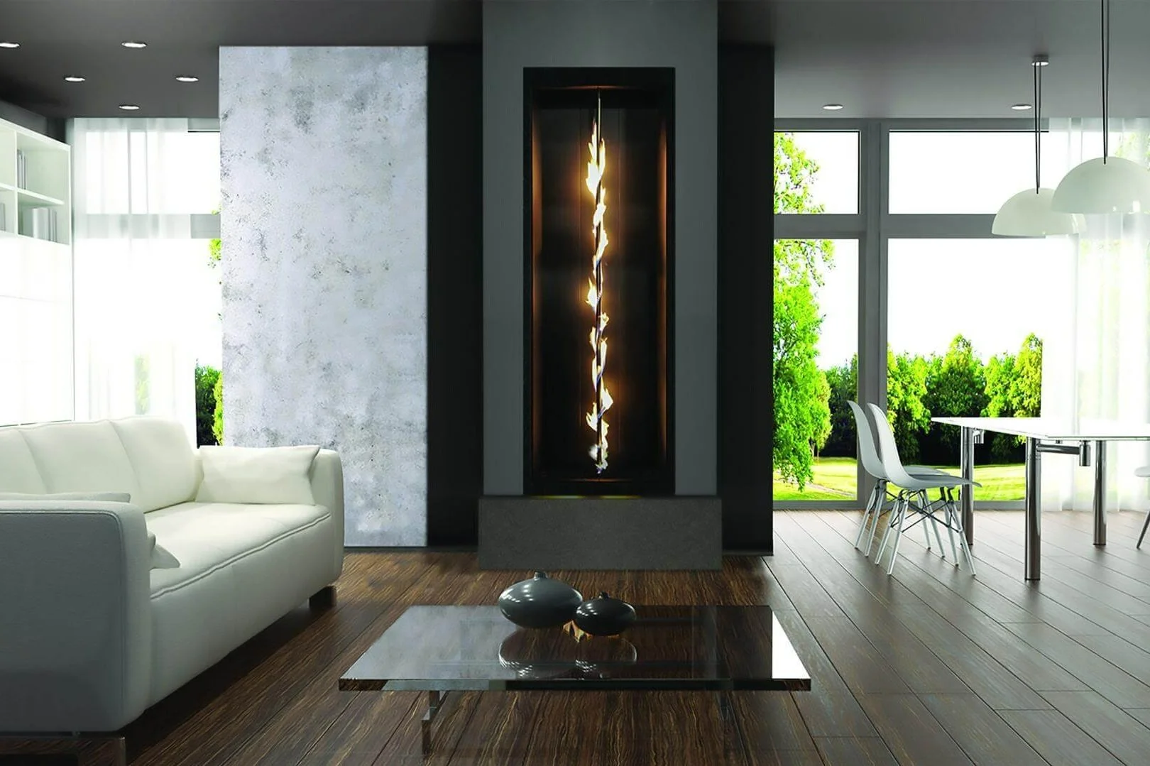 Project Highlight: Unique Shaped Fireplaces