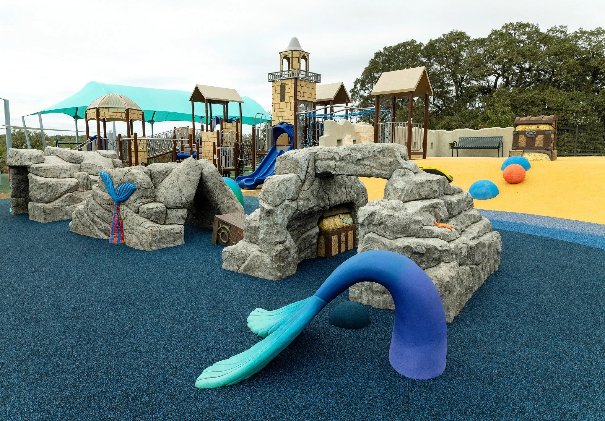 Featured Project: Mitchell's Landing in San Antonio, Texas 🌟

By partnering with @gametimeplay, the Mitchell Chang Foundation was able to create a loving tribute to their son and an extraordinary recreational space for the community. Thoughtfully de