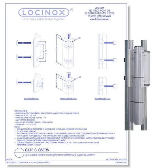 VRound Chain Link Bracket for Mammoth
