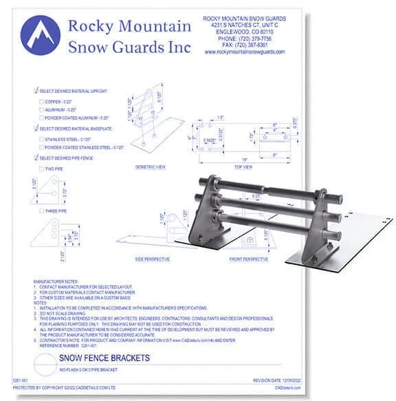 15+ CAD Drawings Designed for Snow Retention and Storm Water Project ...