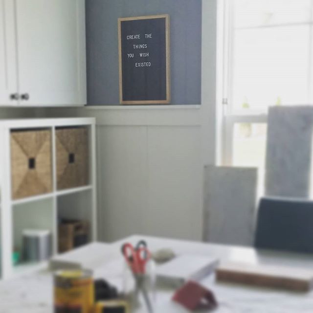 And that's what we are doing around here! Creating lots and lots of signs to showcase at the Three Little Birds in May. (And until then...if you need me...in this room is where I will be!) #woodsigns #indianawoodsigns #figboard #figboarddecor #painta