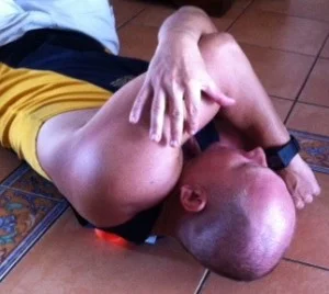 This is for the superior serratus posterior...this muscles aids rib positioning and hence affects shoulder ROM