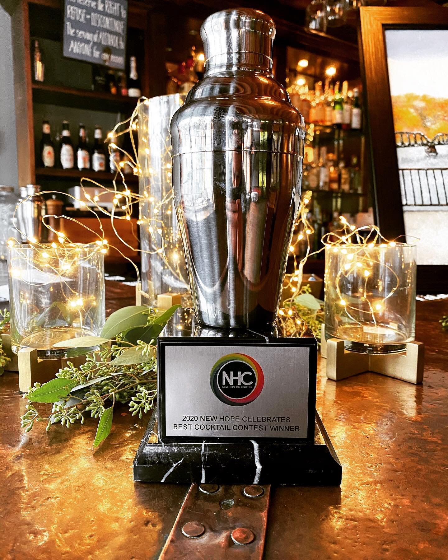 It brings great joy to be named the winner of @newhopecelebrates 2020 Best Cocktail Contest.

Thank you to everyone who voted for us!

Our &ldquo;Rebel Girl&rdquo; will still be available for a limited time to celebrate our victory.