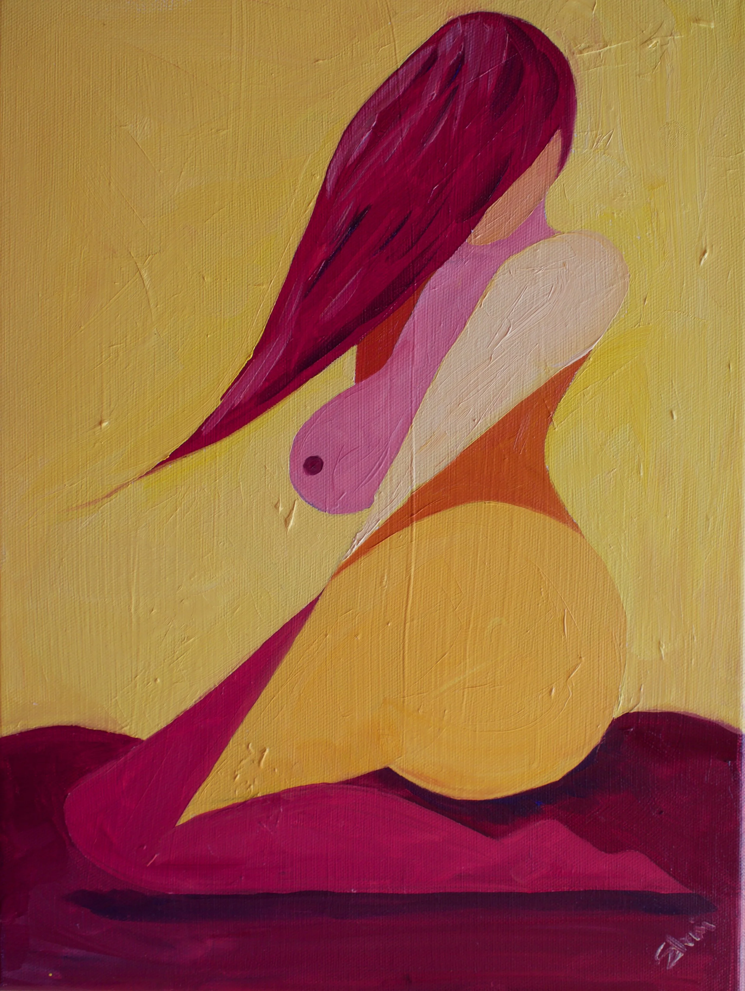 Crimson and Gold IV