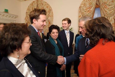 Oliver meeting HRH Prince of Wales at The Ritz