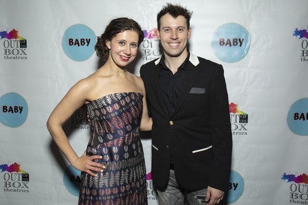   BABY stars Elizabeth Flemming and Evan Ruggiero  