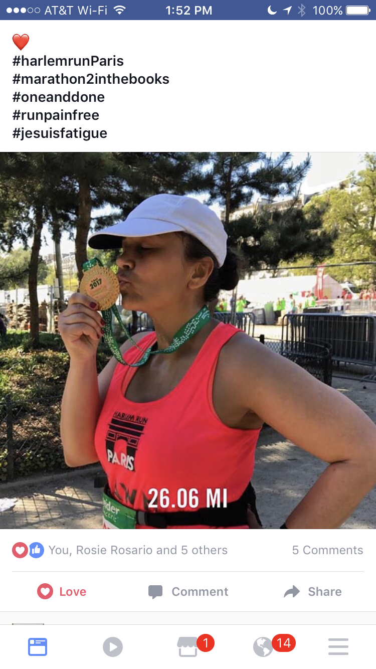 Paris Marathon 2017 5 weeks out of the boot.. NO PAIN! 