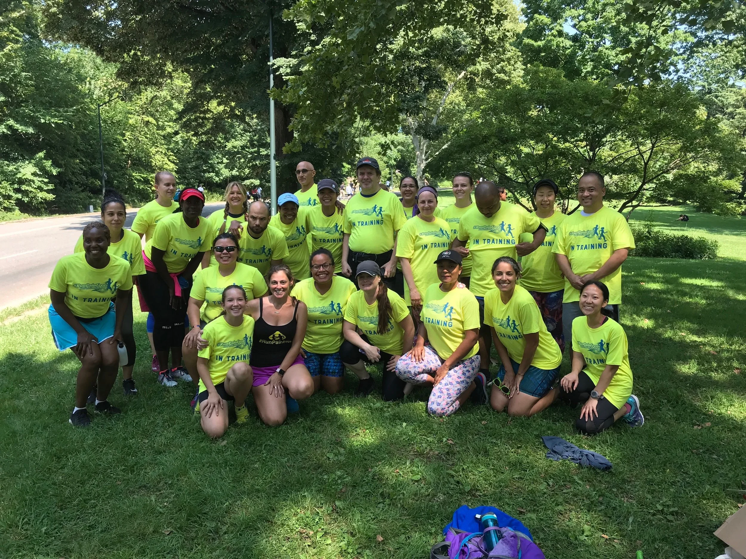 #RunPainFree Hill Training Event August 2018, Central Park NYC
