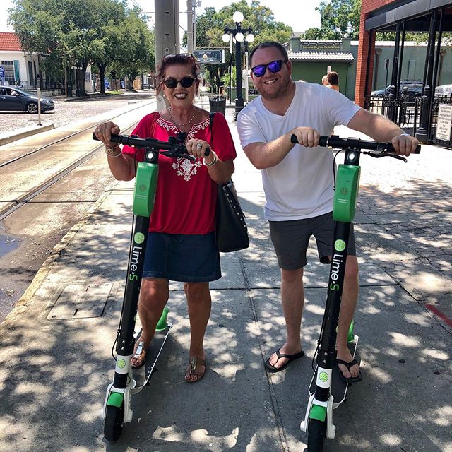 What a blast it was to have my parents come into town to visit to see our new house &amp; see how rad the @cityoftampa is and how to enjoy it! Dad took the @tampa_electric streetcar with Beth &amp; Holden from downtown to Ybor while mom &amp; I rode 