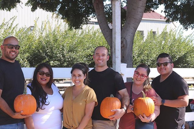 Doing fall things with the @mo_to_love crew! Missing our P and B! 
I love fall. But yesterday did NOT feel like fall. It felt like hell surrounded by pumpkins, cranky sweaty kids and adults, and plenty of people who had to make questionable wardrobe 
