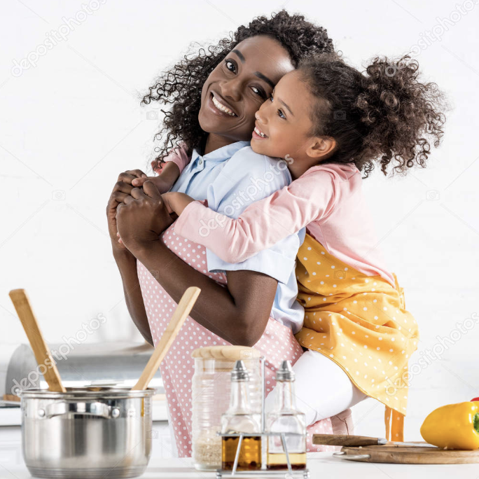 Let your kids piggyback in the kitchen!