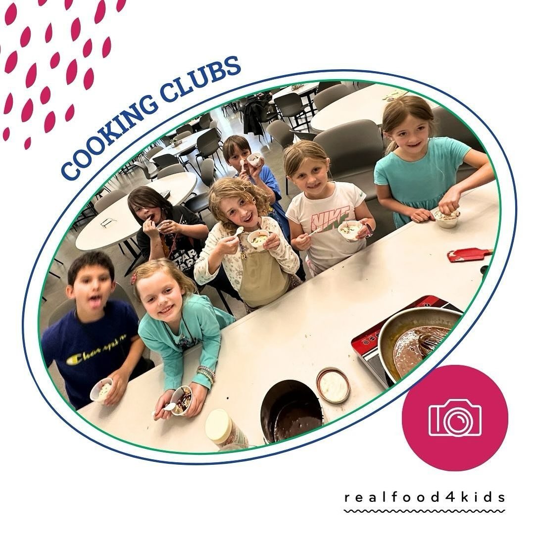 We all scream for ice cream! To wrap up our Spring Cooking Clubs, we made ice cream sundaes. The kids made hot fudge and whipped cream from scratch and homemade banana ice cream. One group made caramel sauce too! A big thank you to @mrs.van63 for lea