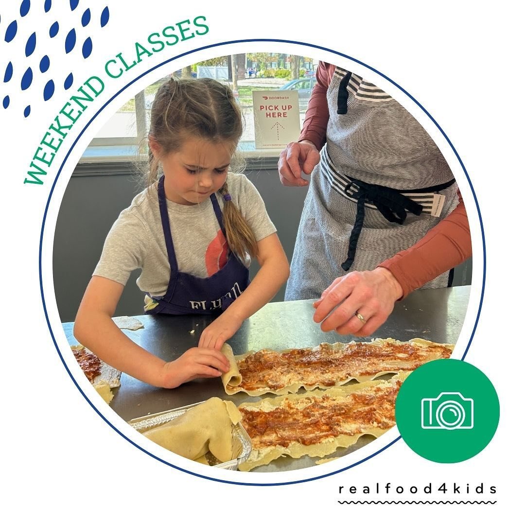 One of the best ways to know what ingredients are in your food is to make it from scratch! 

Last month our adult-child class made Lasagna Rolls. The class made homemade sauce, noodles from scratch, and a ricotta filling! They would have made the ric
