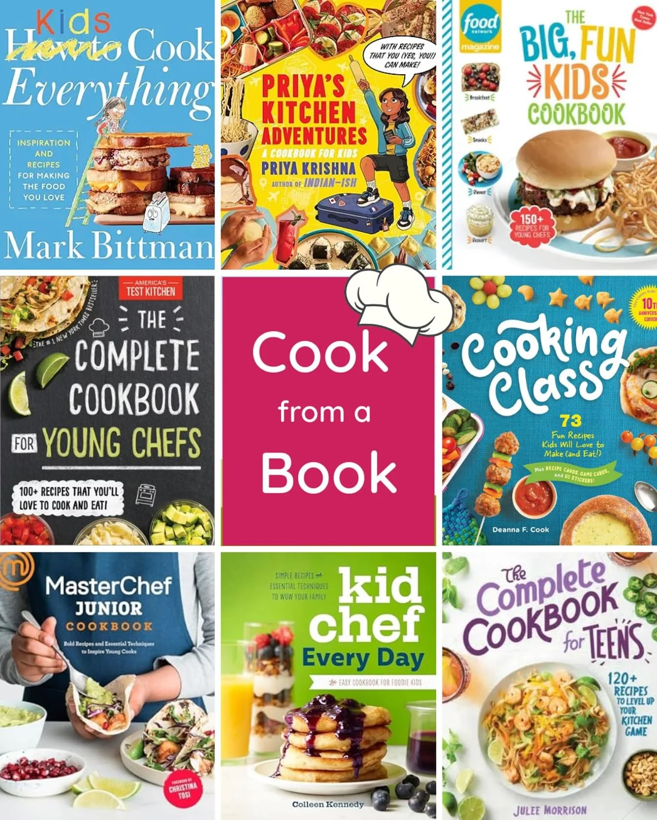 While it&rsquo;s easy to do a quick search for a recipe, we think that *especially for kids* the best way to encourage curiosity in the kitchen and build excitement about the process is to cook from a book! 

* Cookbooks share more than ingredients a