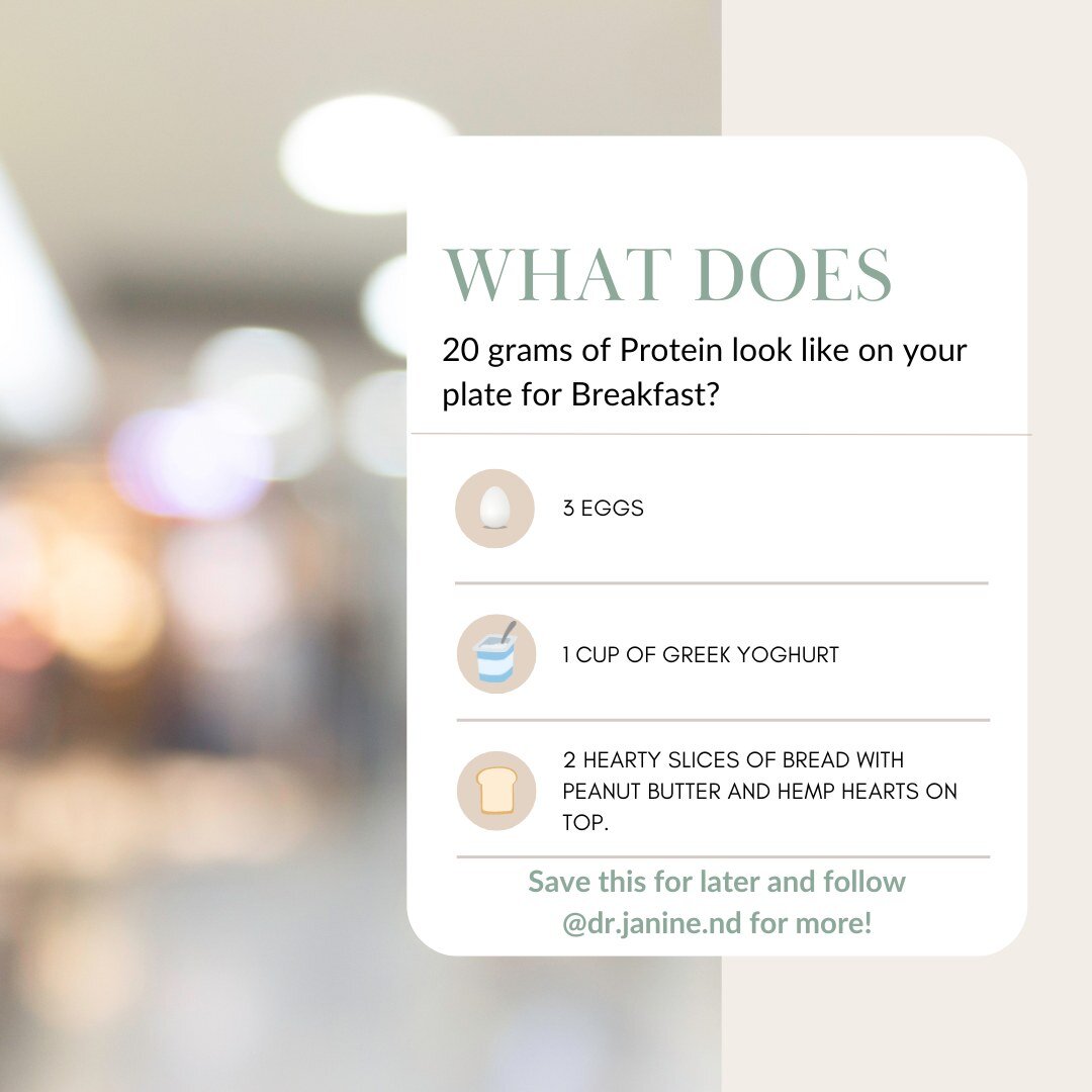 Now that we know that HANGER is very real, especially when you don&rsquo;t start your day with enough protein, let&rsquo;s talk about what exactly that looks like on the plate
My recommendation is to always start with at LEAST 20g of protein for brea