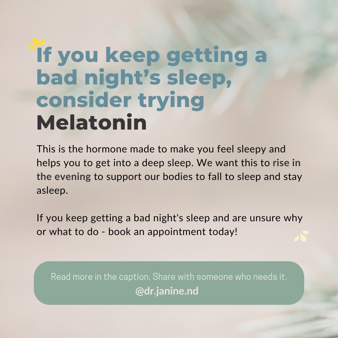Earlier this week we chatted about how important sleep is for our health. In order to understand why these are valuable, it&rsquo;s important to know that melatonin is the hormone your body makes to make you feel sleepy and helps you to get into a de