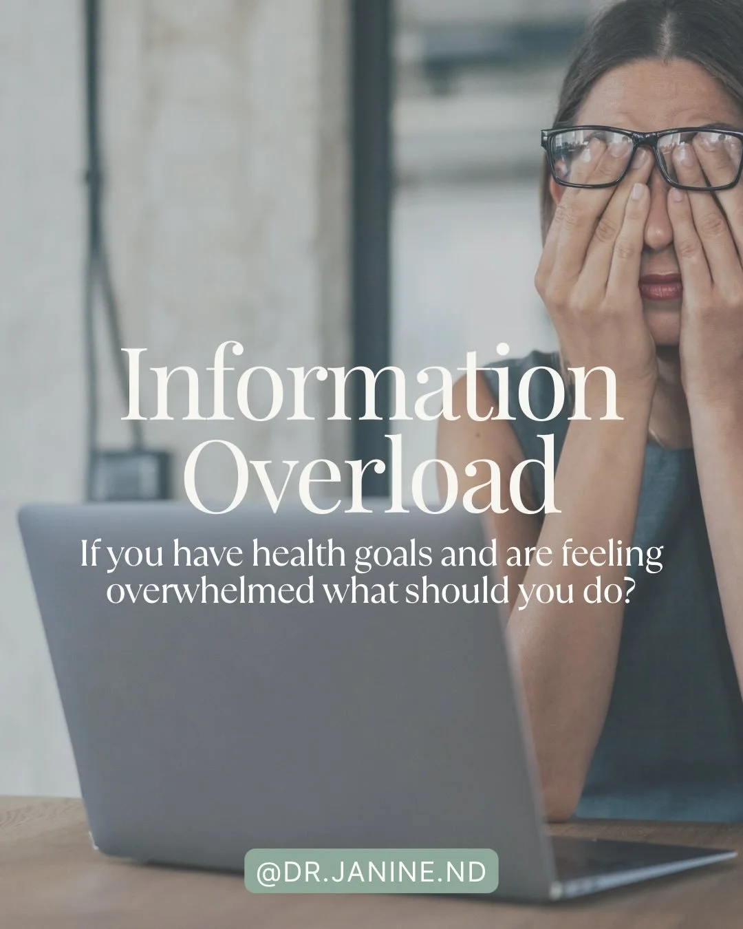 Information is meant to empower&hellip; but without context, it can quickly become overwhelming.

You don&rsquo;t need to know every hormone pathway, diet trend, or wellness &ldquo;rule&rdquo; to make progress with your health. Trying to figure it al