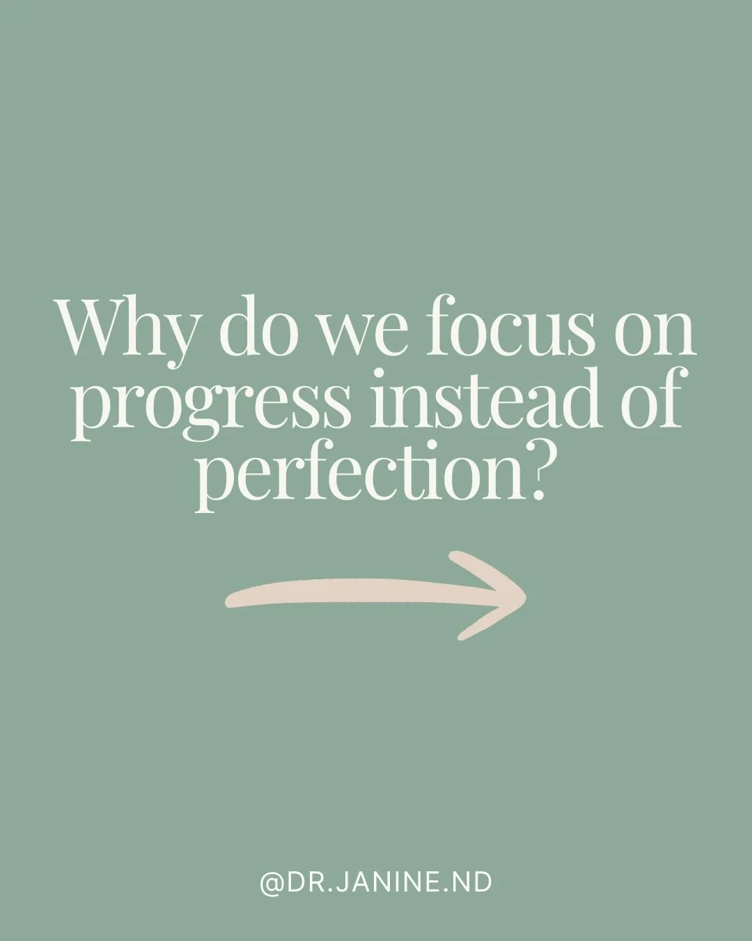 Why do we focus on progress instead of perfection?

Because you, your body, your goals and your needs are constantly changing!

Progress allows for flexibility, there will be weeks when life gets crazy. Habits and routines that you&rsquo;ve built can