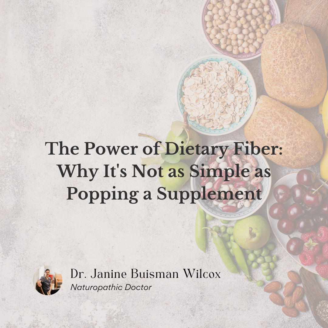 The Power of Dietary Fiber: Why It's Not as Simple as Popping a Supplement