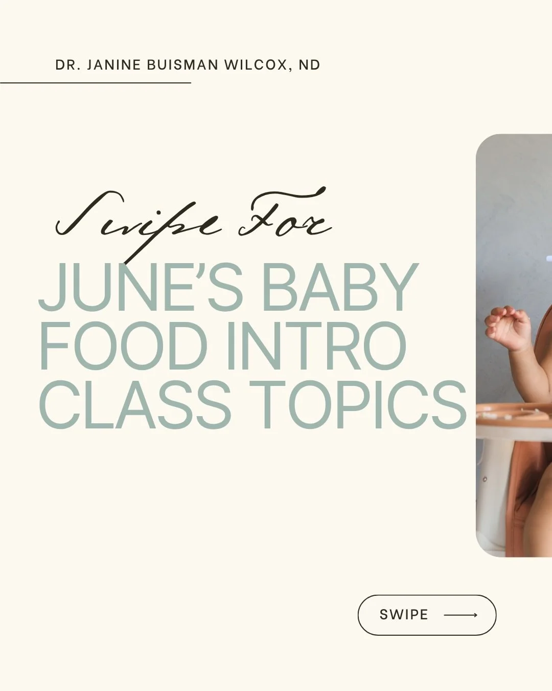 The world of baby food is full of conflicting advice, and it can feel like a lot. 

That&rsquo;s exactly why I&rsquo;m hosting a free online Baby Food Class on June 17th.

We&rsquo;ll cut through the noise and cover the essentials: when to start, wha
