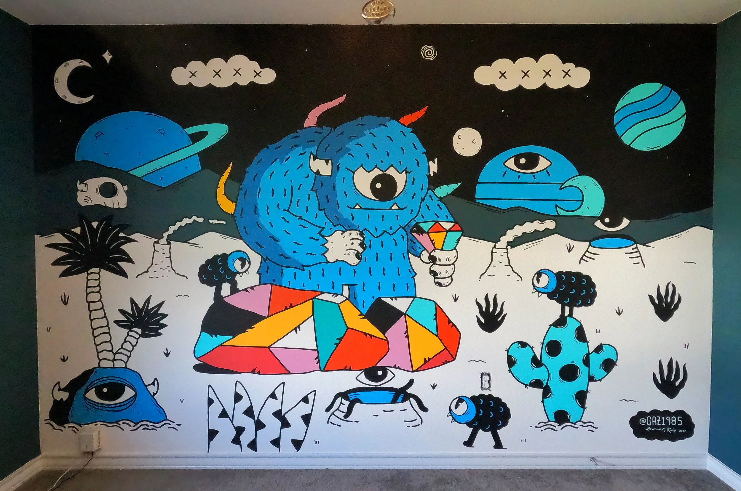 GRZ Monsters — murals