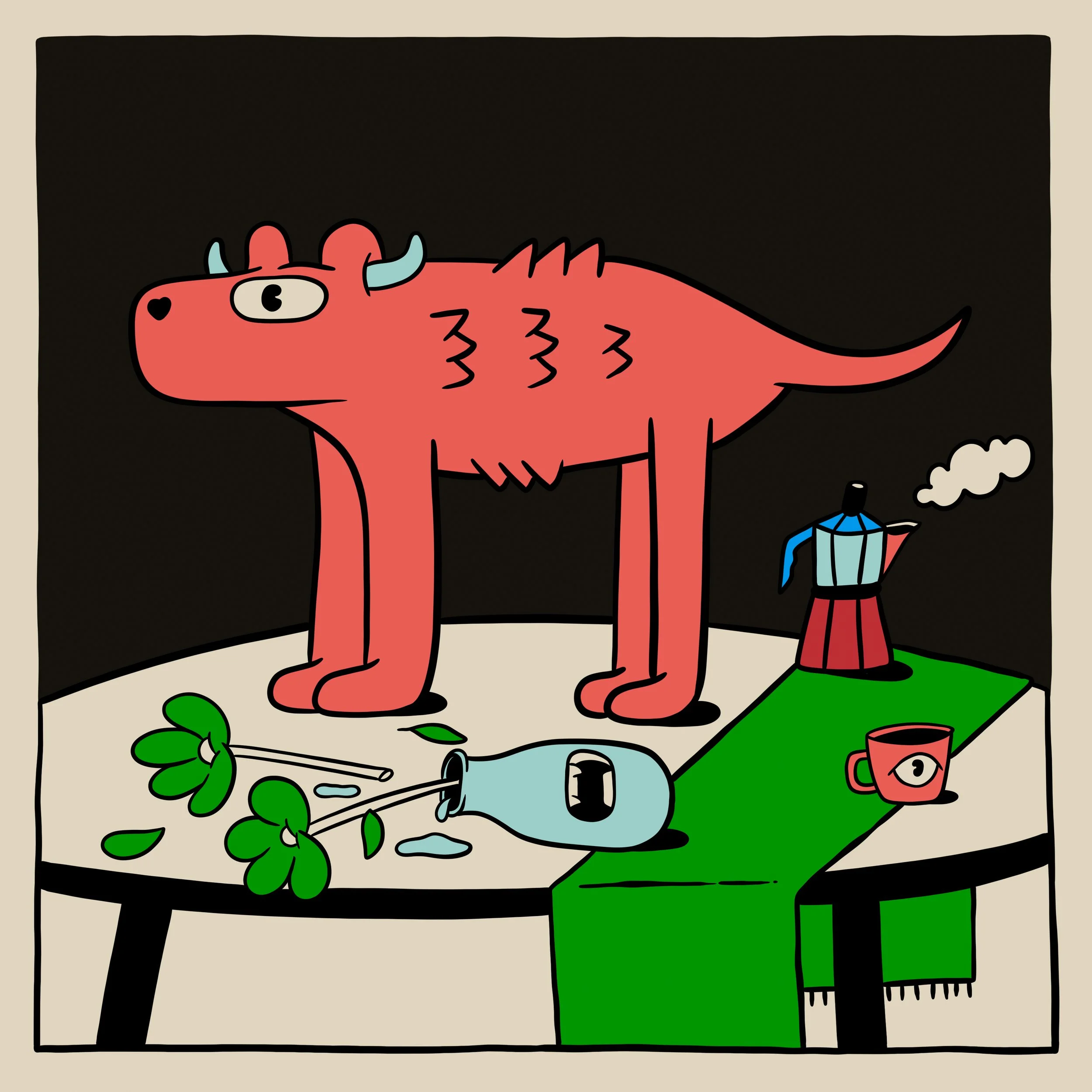 No_Monsters_In_The_Table 12x12.jpg