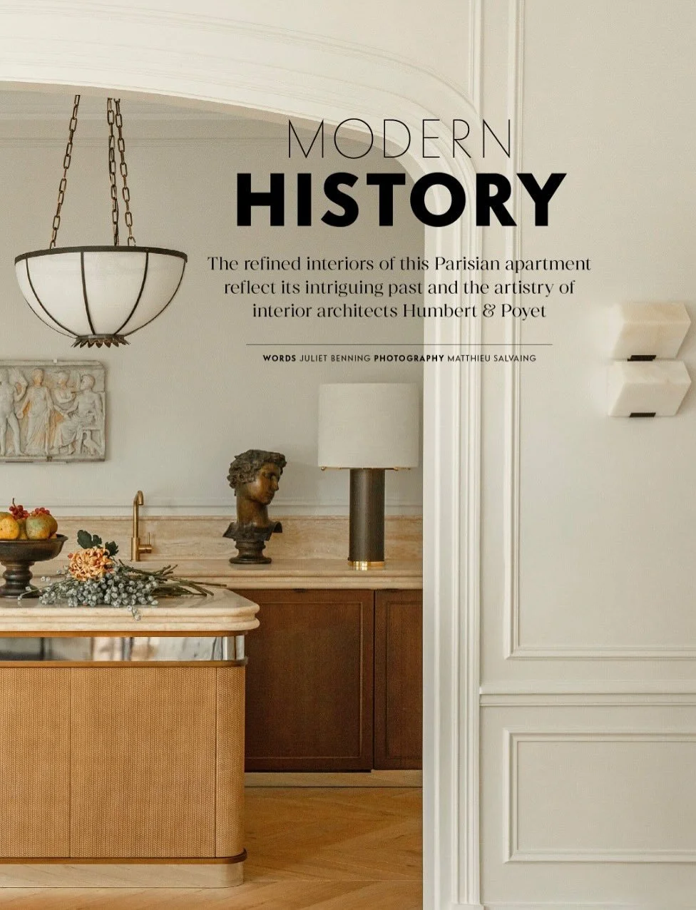 **Modern history** It was my great pleasure to chat to Christophe Poyet about his Parisienne apartment tucked away on the Avenue Frochot. It has an intriguing history and has hosted the painter Toulouse-Lautrec as well as Matisse. The interview was a