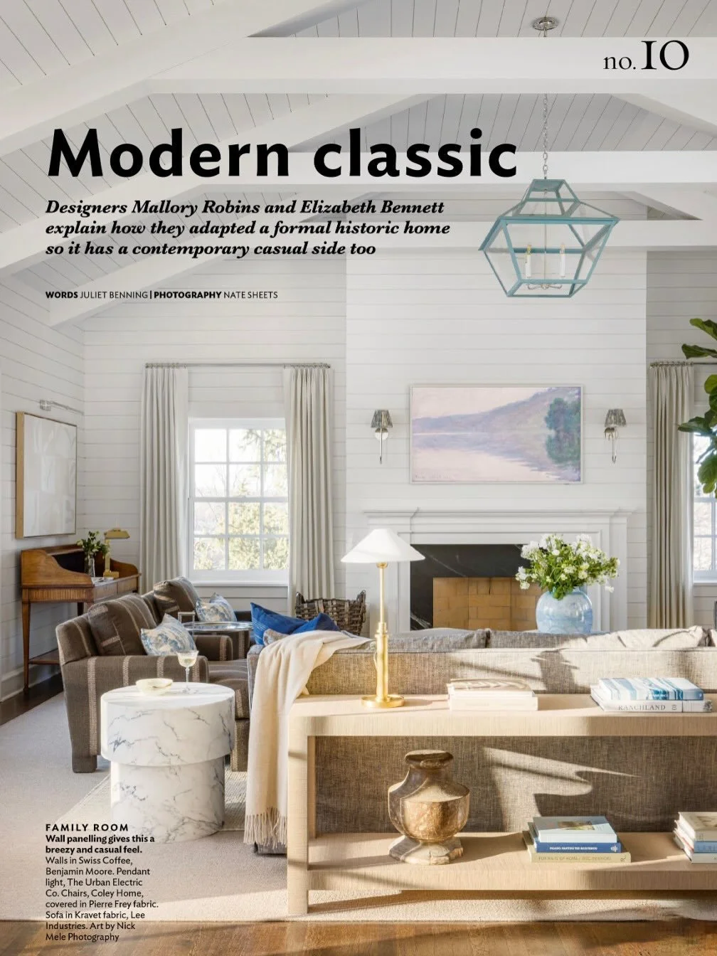 **Modern Classic** It was a great pleasure to interview Mallory Robins and Elizabeth Bennett of Kobel &amp; Co @kobelandco  over video call to hear about one of their latest projects in Kansas City. My goodness they are a glamorous pair, and a dynami