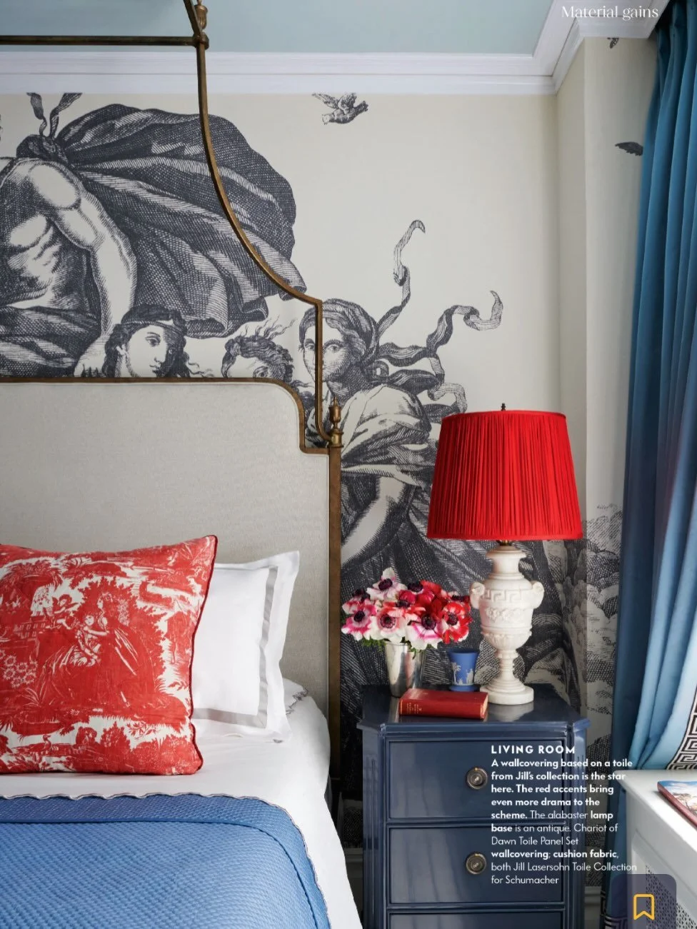 **Material gains** Featured in the American Home Style Handbook which is a gorgeous edition of beautifully illustrated interiors stories. It was great to see my piece on Jill Lasersohn&rsquo;s New York City apartment reprinted. Most memorable for me 