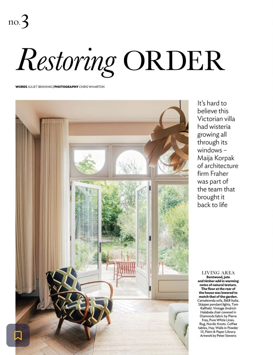 The transformation of this Victorian villa by @frahergroup is truly inspiring. It&rsquo;s been opened up with masses of inviting space to entertain and now a wonderful connection to the garden. Seen in the May issue of @25beautifulhomesmagazine 📷 @c