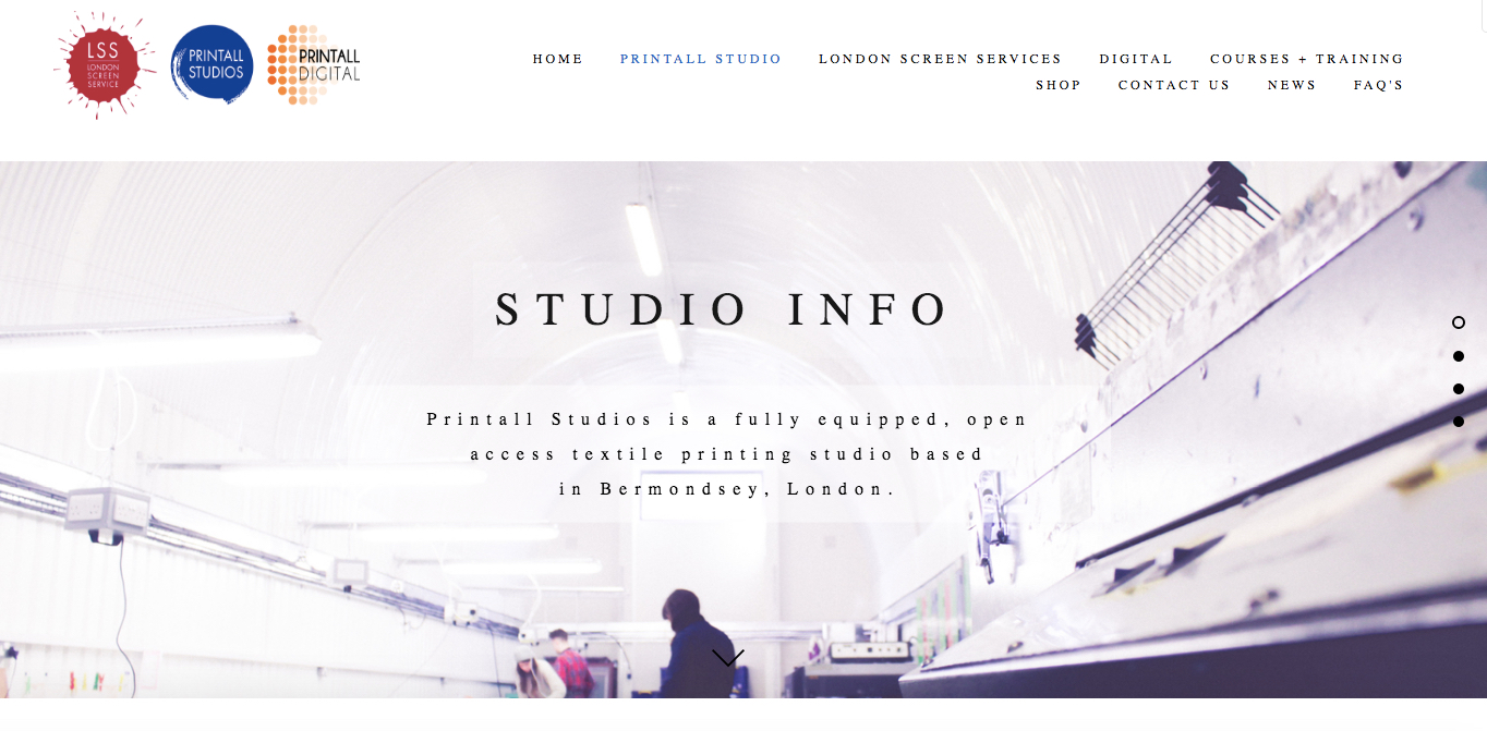 Printall Studios Website