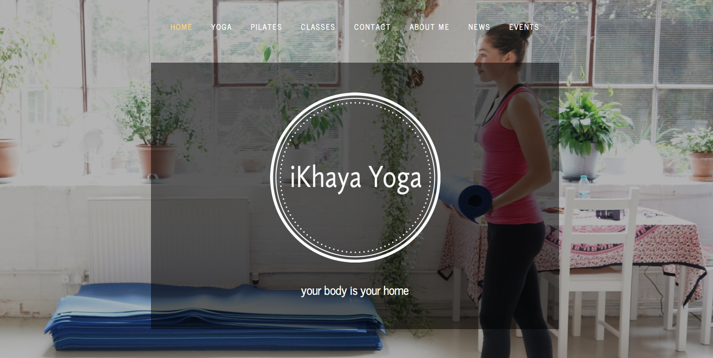 Ikhaya Yoga Website