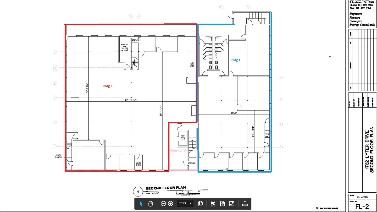 1732 Lyter Drive Second Floor Planproposed subdivision.JPG