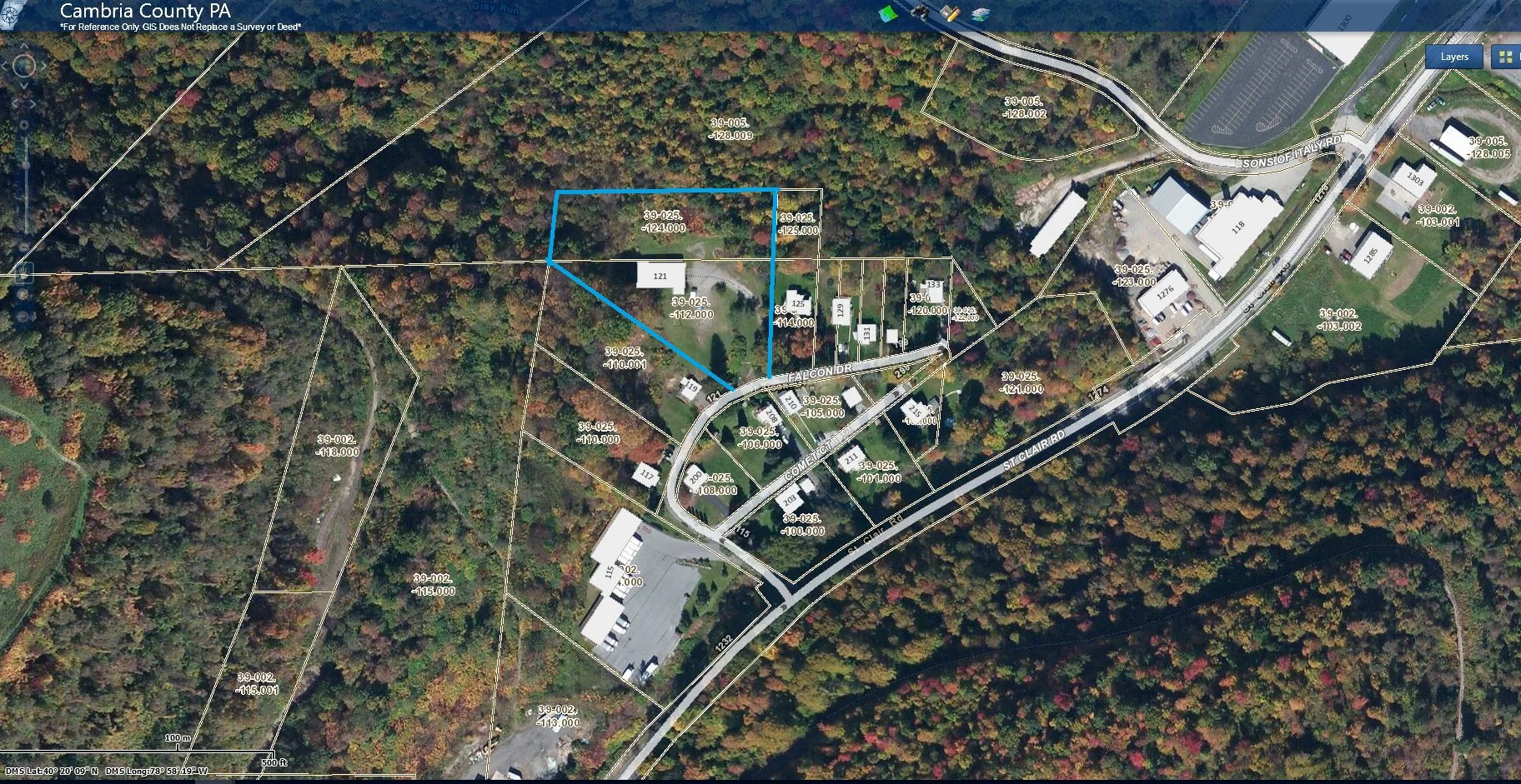 121 Falcon Drive Aerial Tax Map (1).JPG