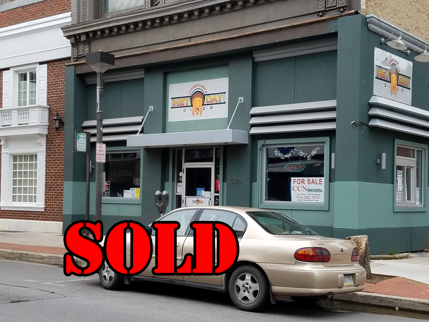 Hey Day Diner - 526 Main St, Johnstown PA 15901 - RECENTLY REDUCED!!! - Asking $79,900
