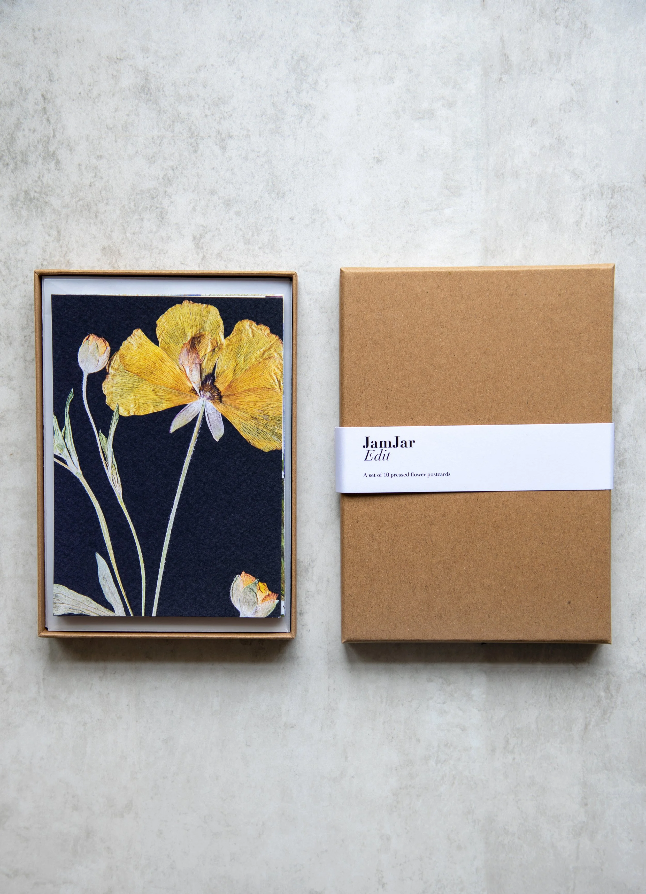 Pressed Flower Geeting Cards The Modern Flower Press series by JamJar