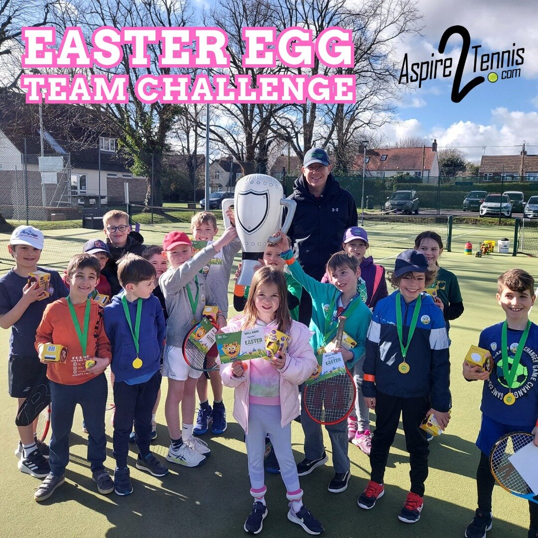 🎾🐰 What an egg-citing Saturday it was at our Easter Egg Team Challenge on Saturday! 🥚🌟
The Tennis Eggs and Easter Bunnies teams brought their A-game to the court, delivering non-stop action and fun-filled matches. 🏆🐇 With varying court sizes, e
