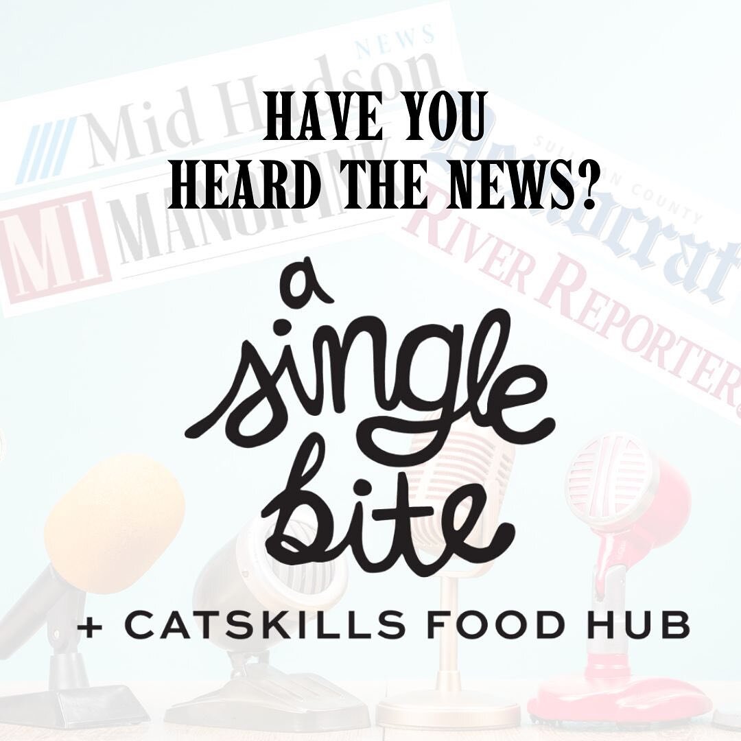 Have you heard the news? Big things are happening at A Single Bite! Check out the news article links in our bio to learn more about what the future has in store for A Single Bite AND Catskills Food Hub!
.
.
.
#sullivancountyny #realfood #neighborshel