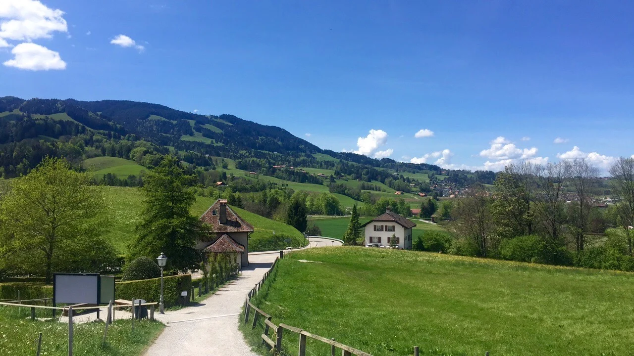 The Swiss countryside (!!!)