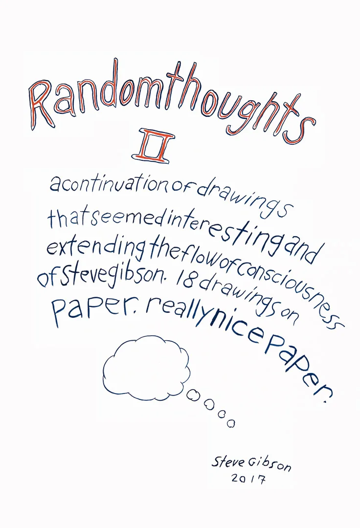 Title Page Random Thoughts ll