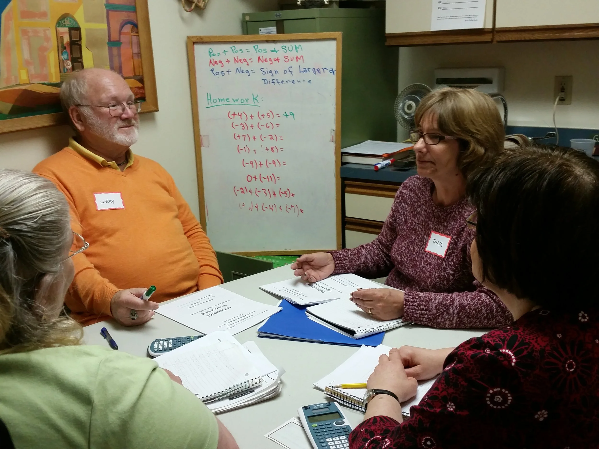 Beloved tutor Larry Sheibley-Beasom made math class less intimidating for many years.