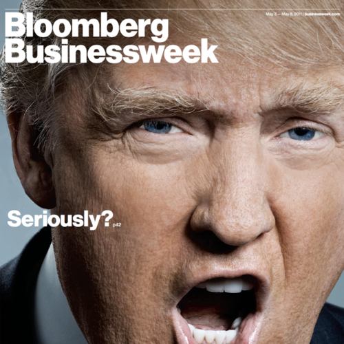 President Trump: "I'm Very Serious." • Bloomberg Businessweek