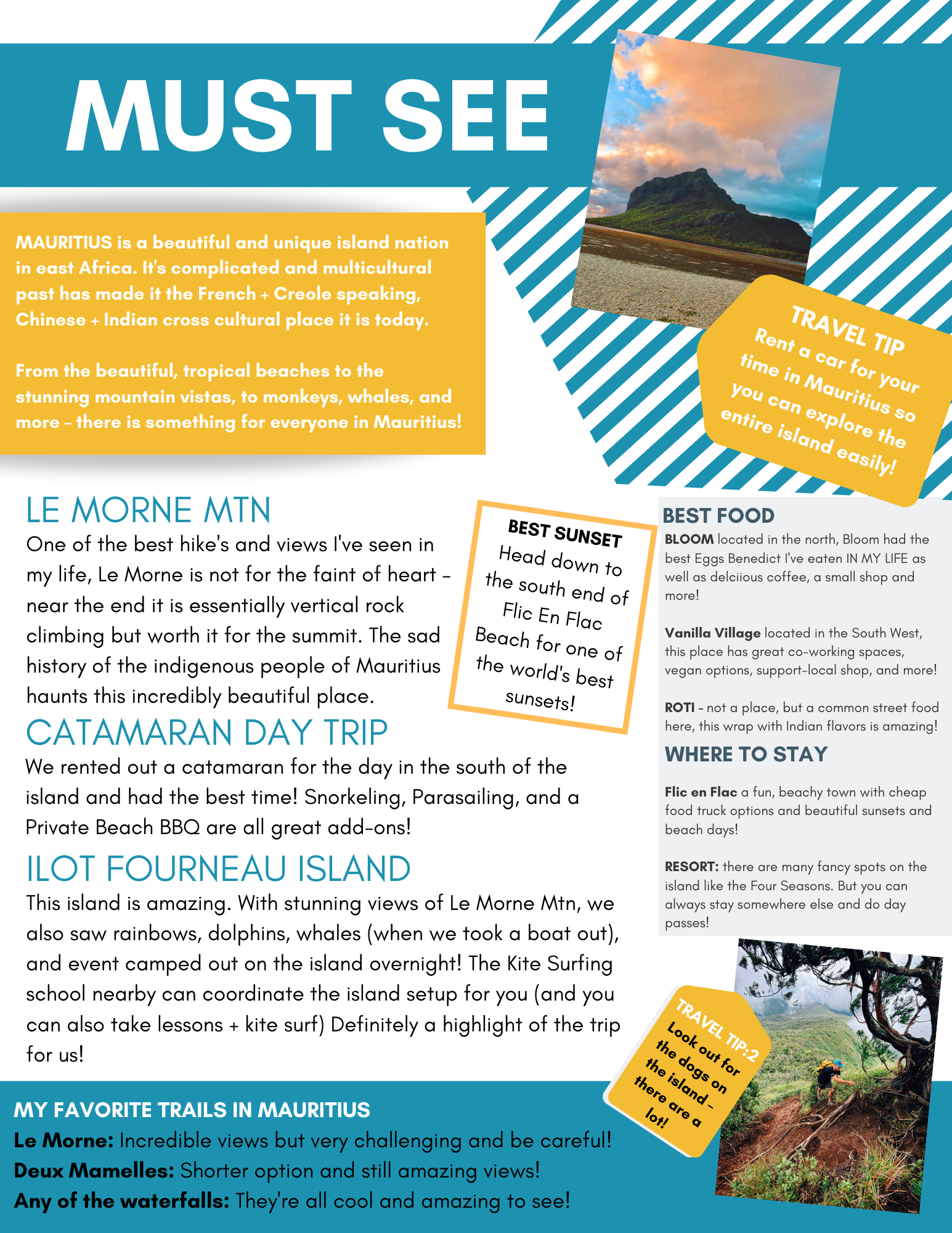 Must See and Must Do things in Mauritius