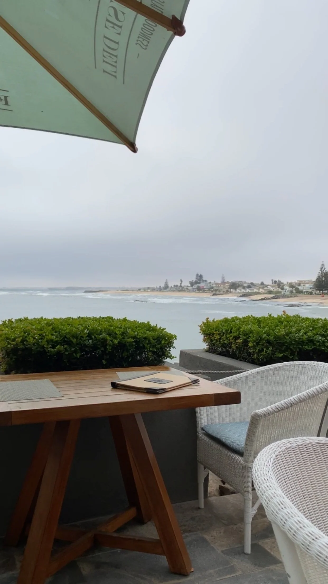 Lunch seaside in Swakopmund Namibia