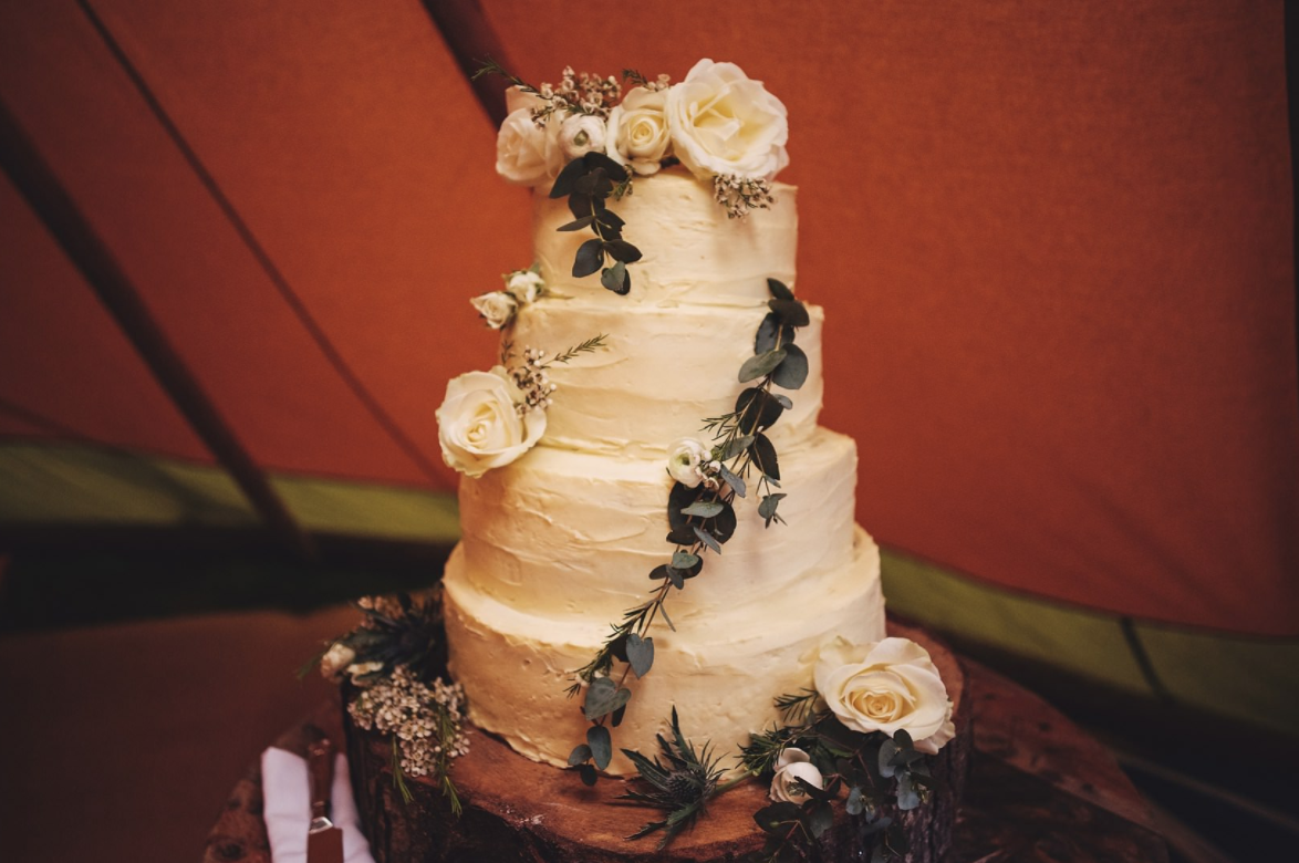 Wedding Cake by Carnaween Chef/Manager, Arlene